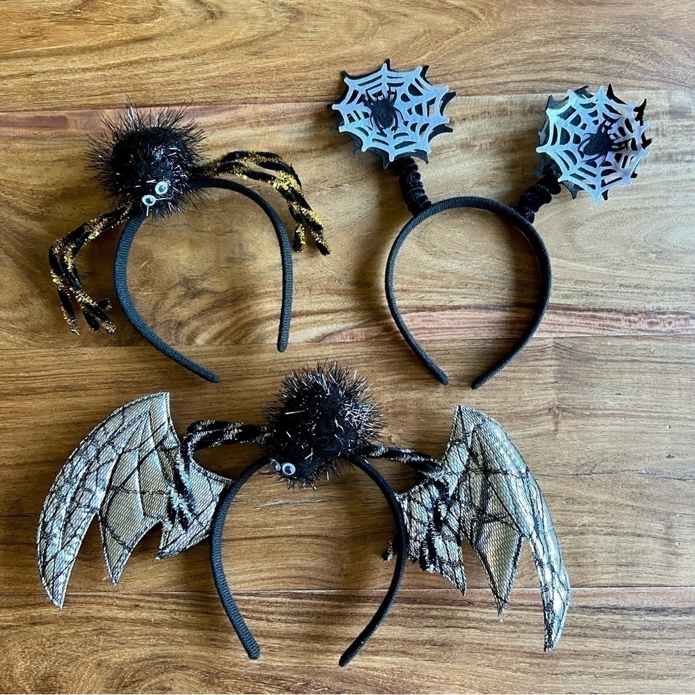Spider & Spider Web Headband 🕸 🕷 Set of 3
